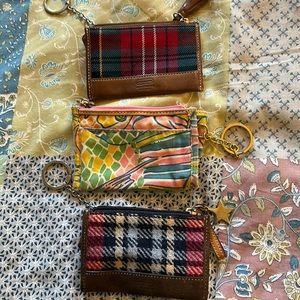 Bundle of 3 card wallets -LILLY AND COACH